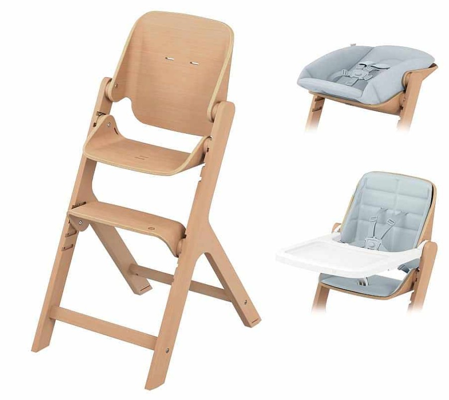 Zu Hause Maxi Cosi | Nesta Hochstuhl Mit Neugeborenen-, Baby- Und Kleinkind-Set Natural Wood